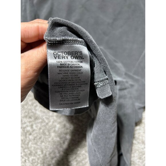 OVO Octobers Very Own Mens Grey Long-Sleeve Shirt With Gold Owl Logo - Picture 4 of 7